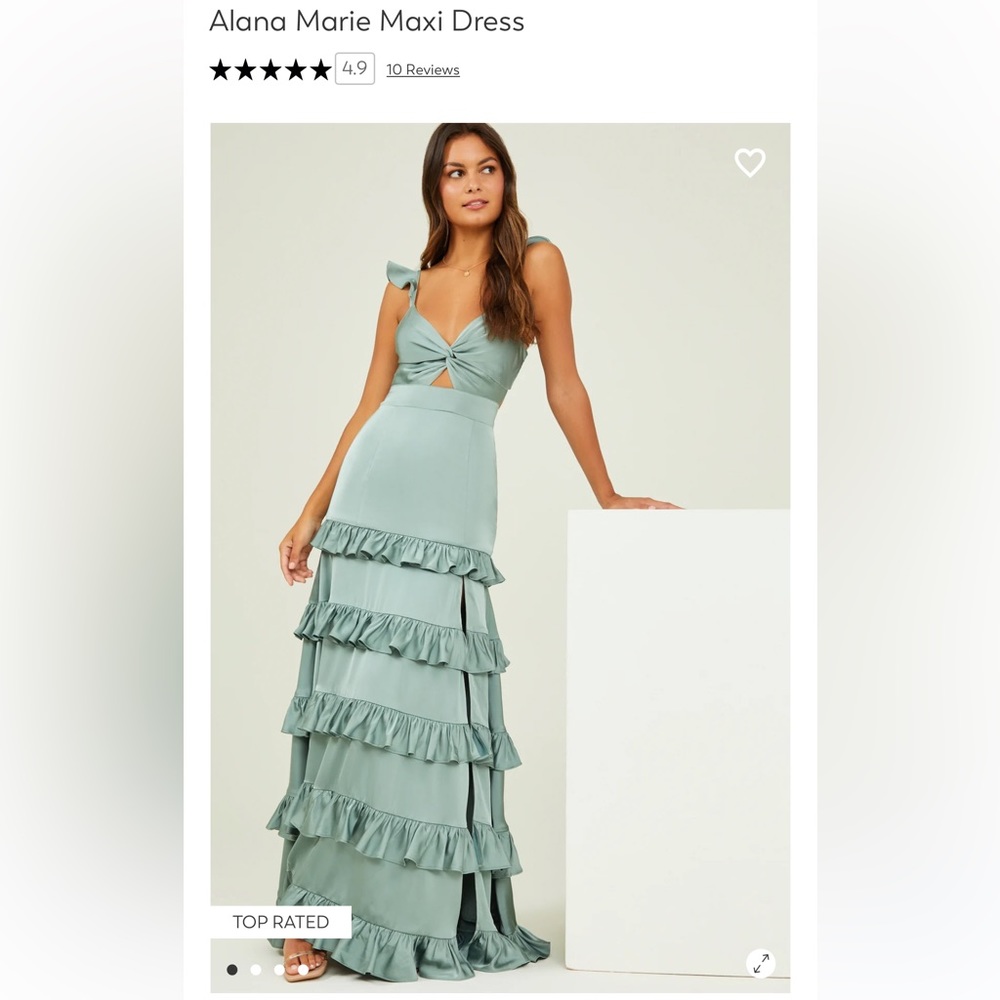 Altar’d State Alana Marie Ruffled Dress size S